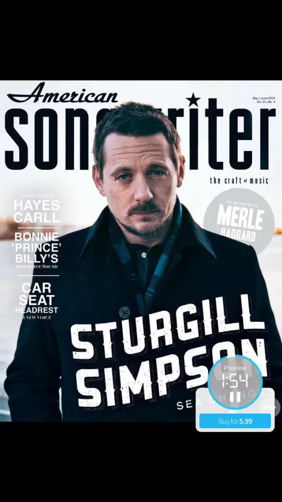 Capturas de pantalla de American Songwriter Magazine
