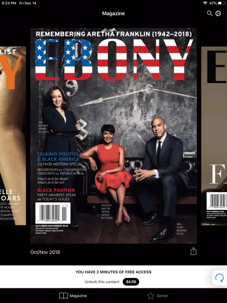 Captures d'écran de Ebony Mag iPad 