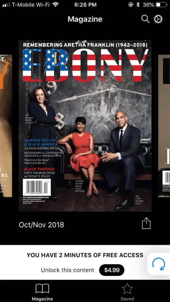 Captures d'écran de Ebony Mag