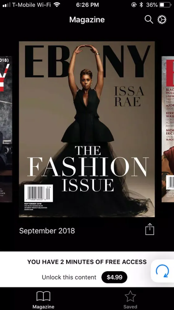Captures d'écran de Ebony Mag