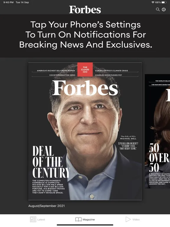 Forbes Magazine iPad  Ekran Görüntüleri