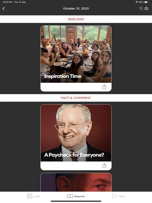 Forbes Magazine iPad  Ekran Görüntüleri