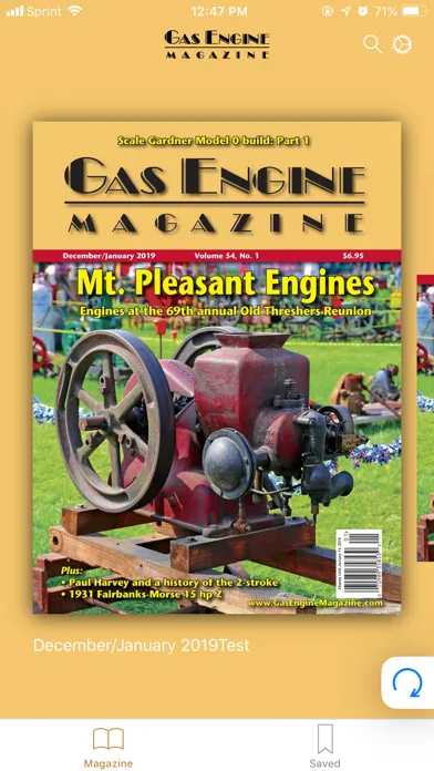 Zrzuty ekranu Gas Engine Magazine