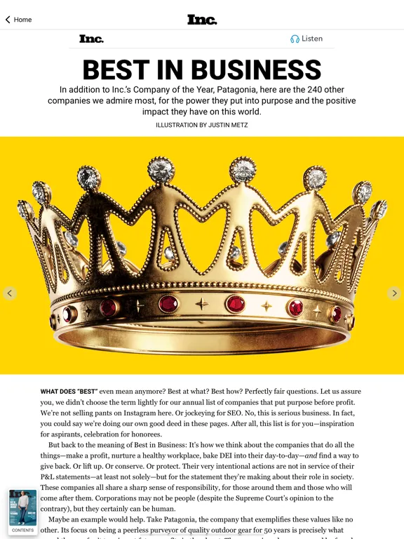 Inc. Magazine App iPad  স্ক্রিনশট