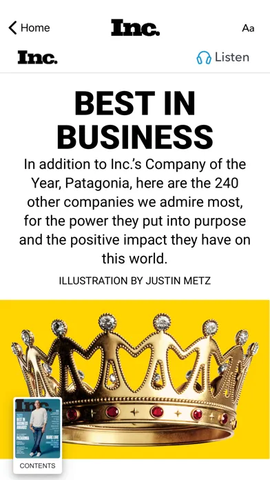 Inc. Magazine App স্ক্রিনশট
