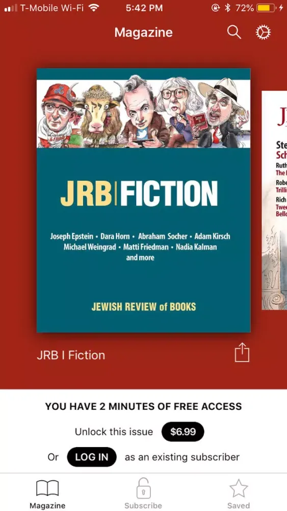 Tangkapan layar Jewish Review of Books