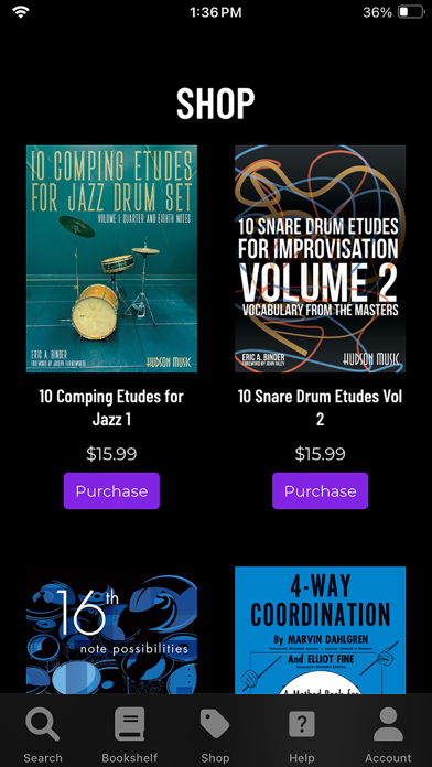 Hudson Music Digital Bookstore Ekran Görüntüleri