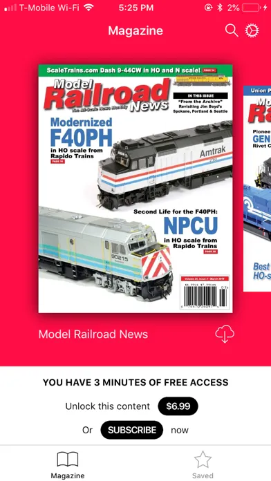 Ảnh chụp màn hình của Model Railroad News