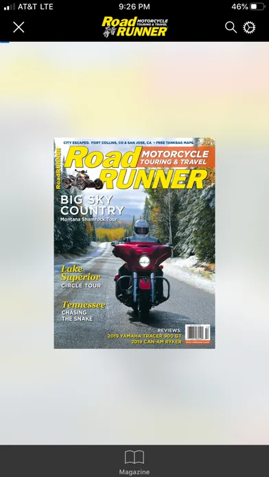 Zrzuty ekranu RoadRUNNER Motorcycle Magazine
