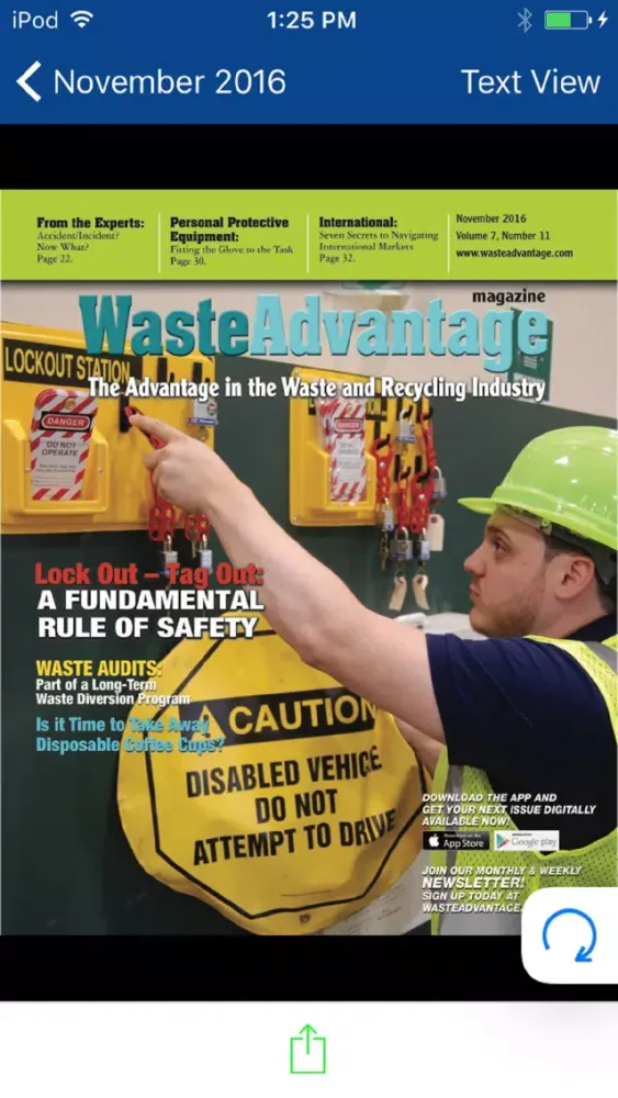 Capturas de pantalla de Waste Advantage Magazine