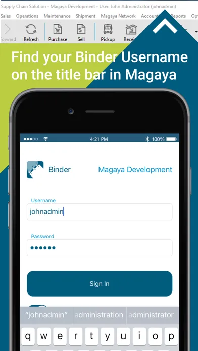 تصاویر Binder by Magaya