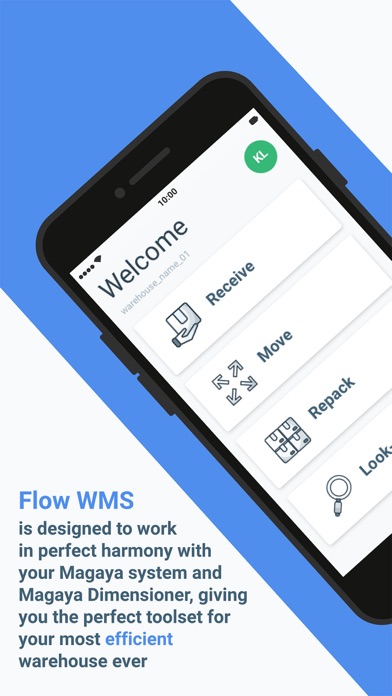 Tangkapan layar Flow WMS by Magaya
