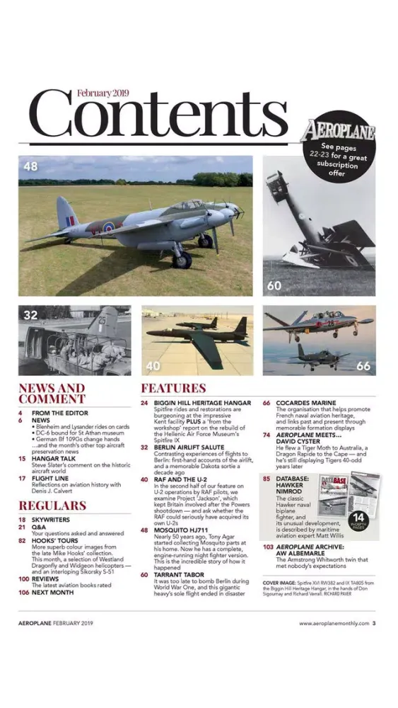 صور Aeroplane Magazine.