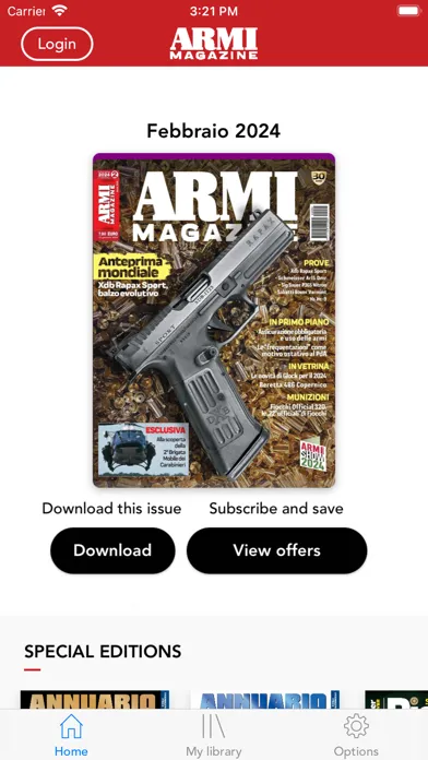 Screenshot di ARMI MAGAZINE.