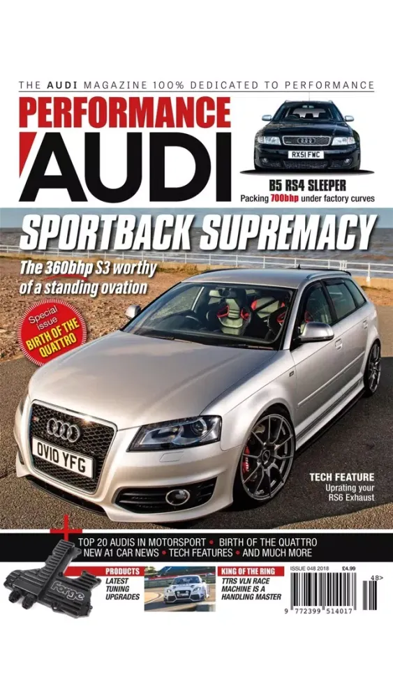 Capturas de pantalla de Performance Audi Magazine