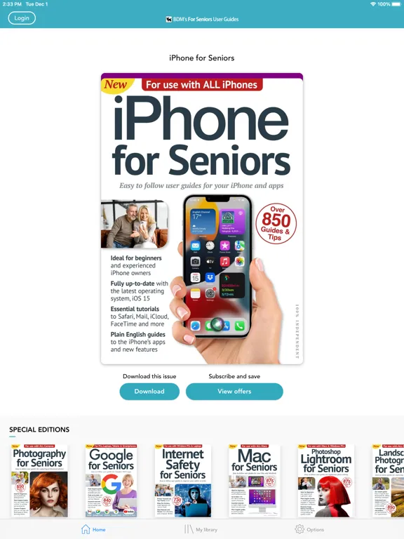 Screenshot di Tech for Seniors iPad 