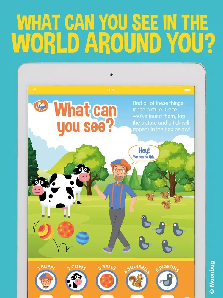 Ảnh chụp màn hình của Blippi Official Magazine iPad 