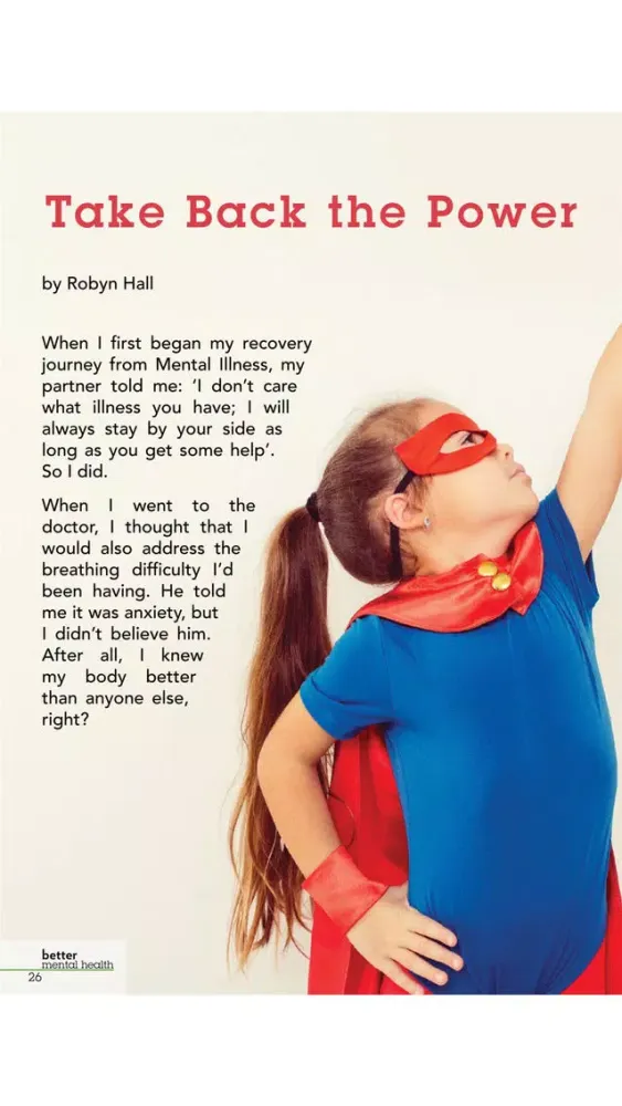 Tangkapan layar Better Mental Health Magazine