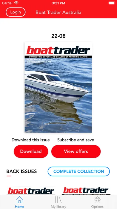 Tangkapan layar Boattrader Magazine Australia