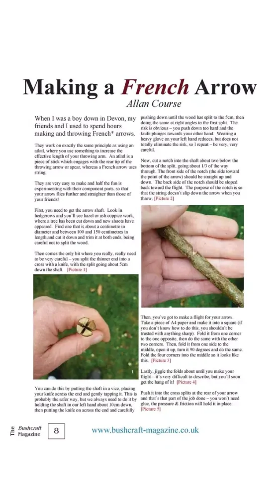 Zrzuty ekranu The Bushcraft Magazine