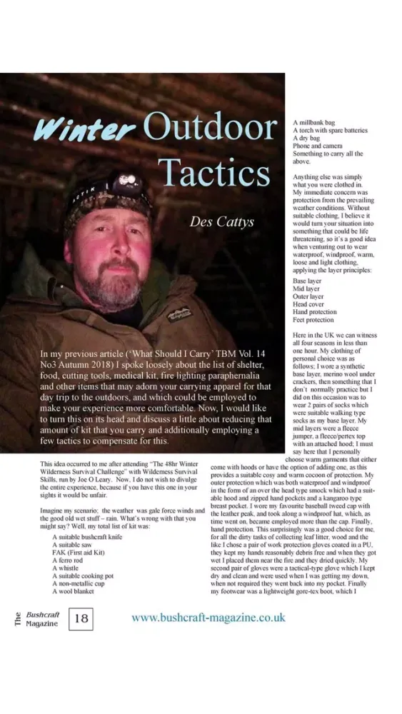 Zrzuty ekranu The Bushcraft Magazine