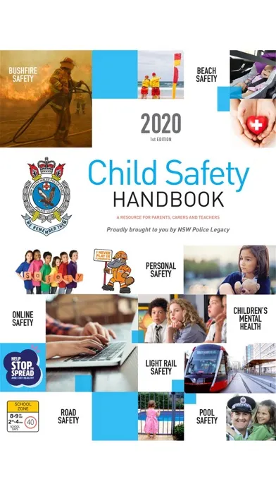 ภาพหน้าจอของ NSW Child Safety Handbook