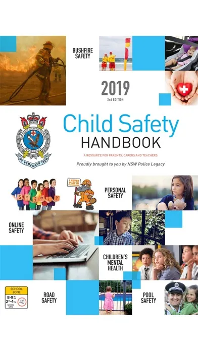 ภาพหน้าจอของ NSW Child Safety Handbook
