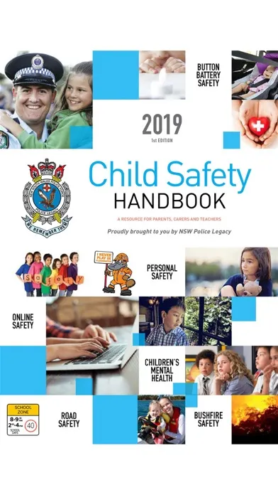 ภาพหน้าจอของ NSW Child Safety Handbook