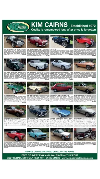 Tangkapan layar Classic Car Mart