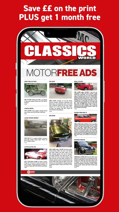 Classics World Magazine Screenshots