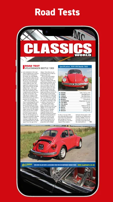 Classics World Magazine Screenshots