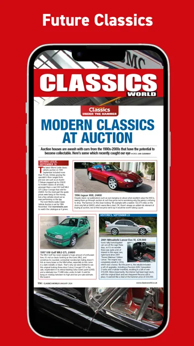 Classics World Magazine Screenshots