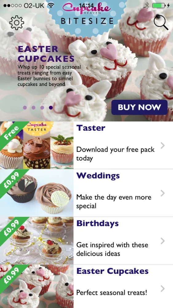 Cupcake Heaven Bitesize سکرین شاٹس