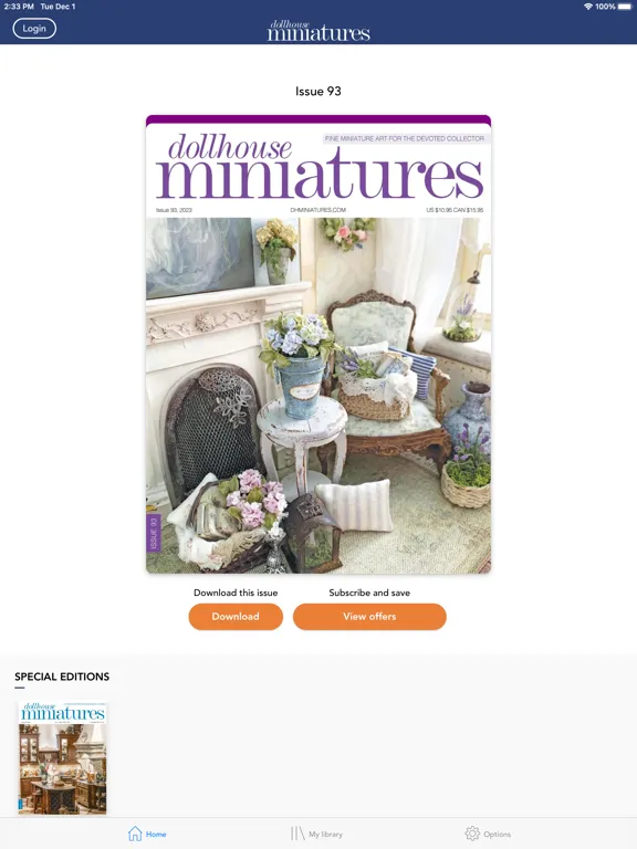 Tangkapan skrin Dollhouse Miniatures iPad 