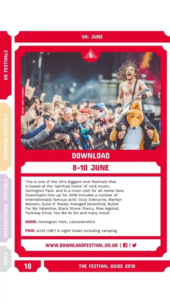 The Festival Guide Ekran Görüntüleri