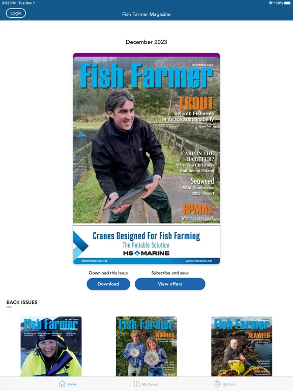 Fish Farmer Magazine iPad 應用截圖