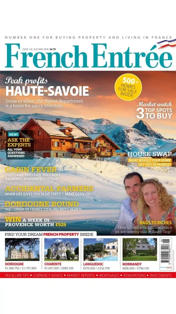Capturas de tela do FrenchEntrée Magazine