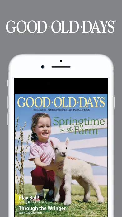 Capturas de pantalla de Good Old Days Magazine