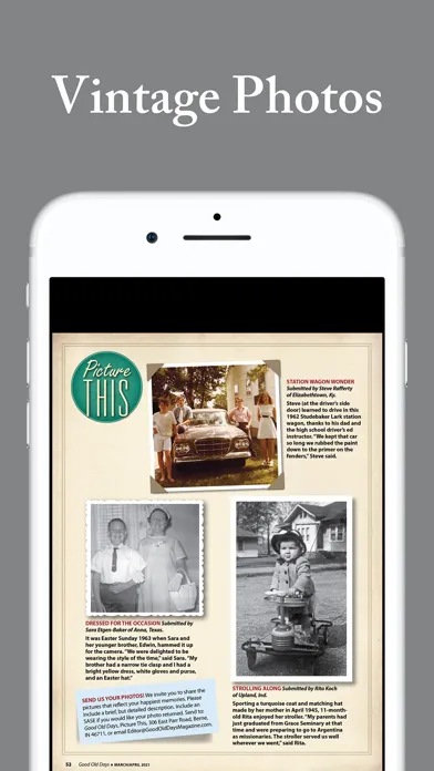 Capturas de pantalla de Good Old Days Magazine