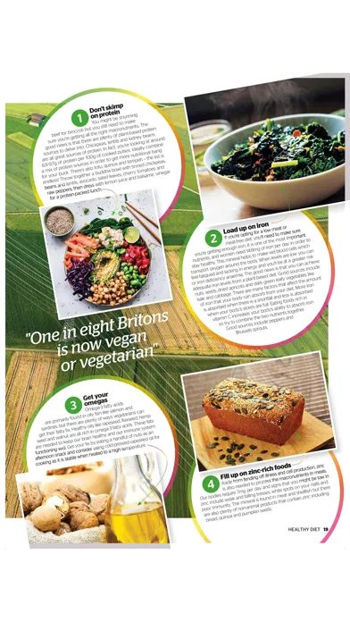 Captures d'écran de Healthy Diet