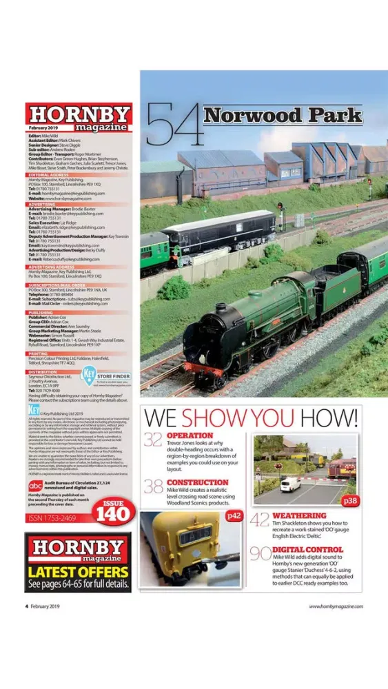Hornby Magazine. Screenshots