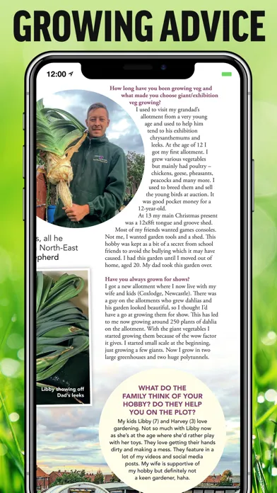 Zrzuty ekranu Kitchen Garden Magazine