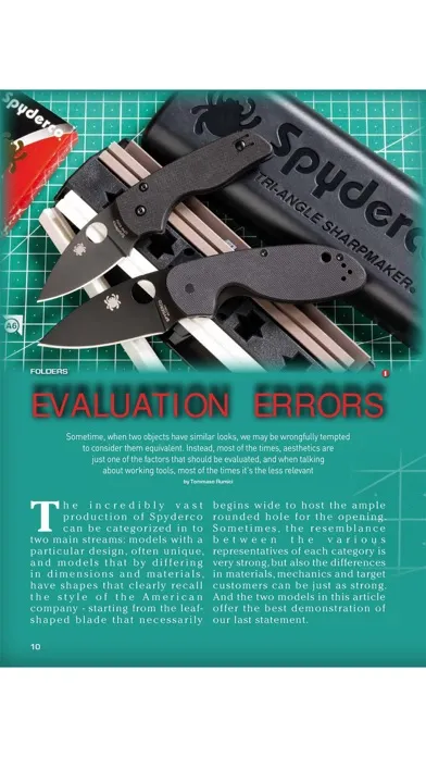 Capturas de tela do KNIVES INTERNATIONAL REVIEW