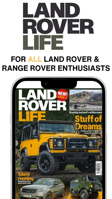 Zrzuty ekranu Land Rover Life