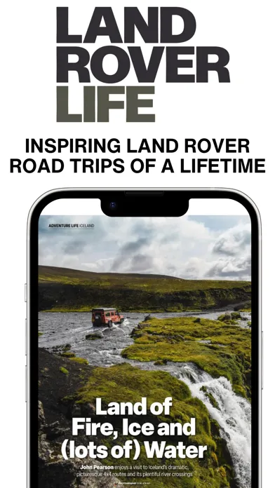 Zrzuty ekranu Land Rover Life