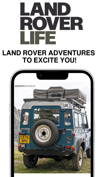 Zrzuty ekranu Land Rover Life