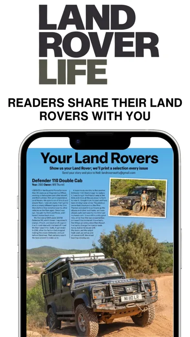 Zrzuty ekranu Land Rover Life