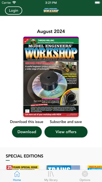 Tangkapan layar Model Engineers' Workshop