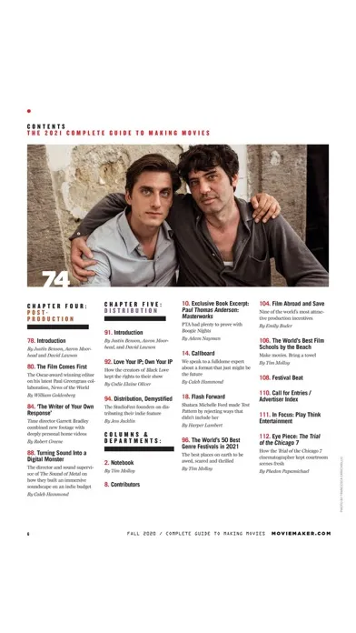 MovieMaker Magazine Screenshots