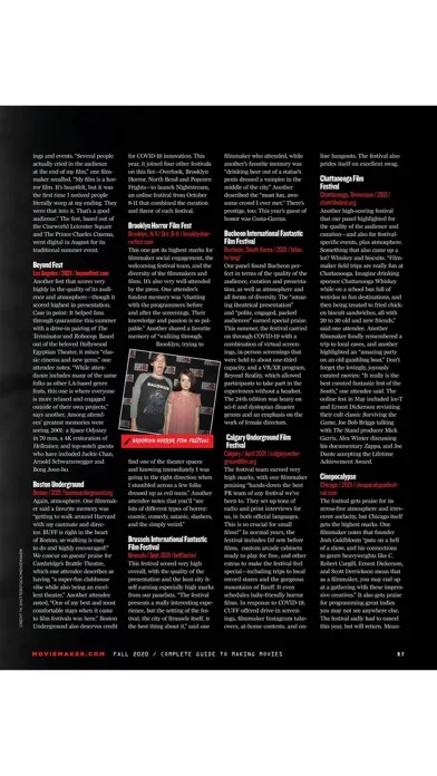 MovieMaker Magazine Screenshots